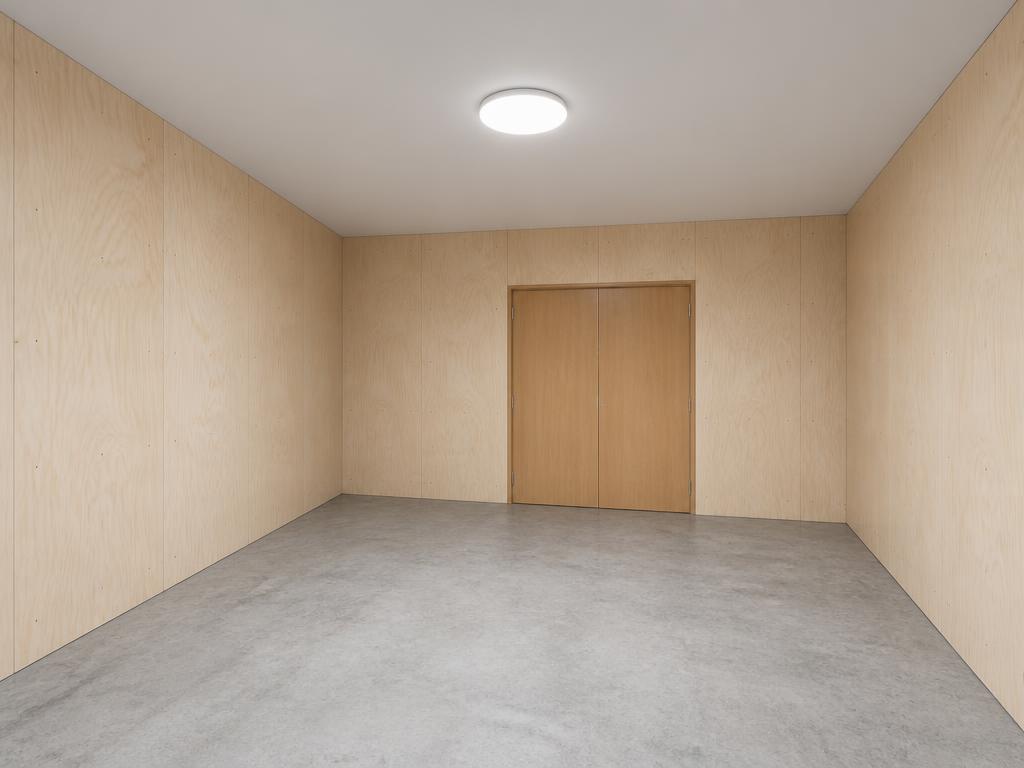 Genomskärning av förråd på 13 m², 4 x 3,25 m