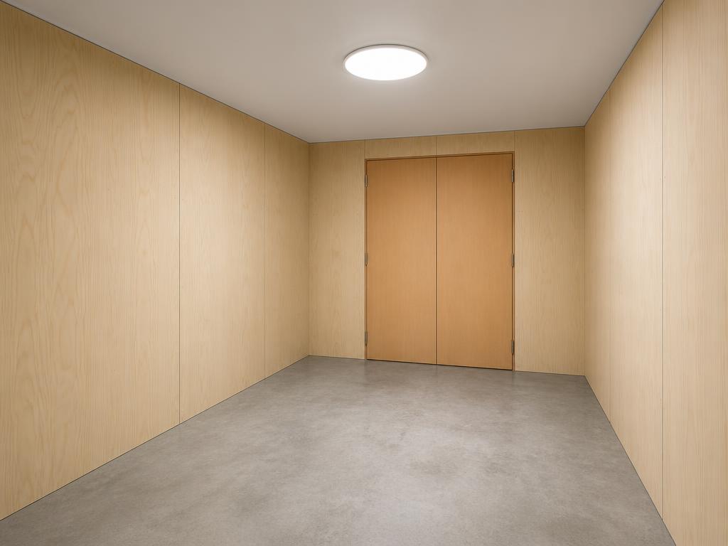 Genomskärning av förråd på 7,5 m², 4 x 1,9 m